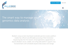 Tablet Screenshot of bluebee.com